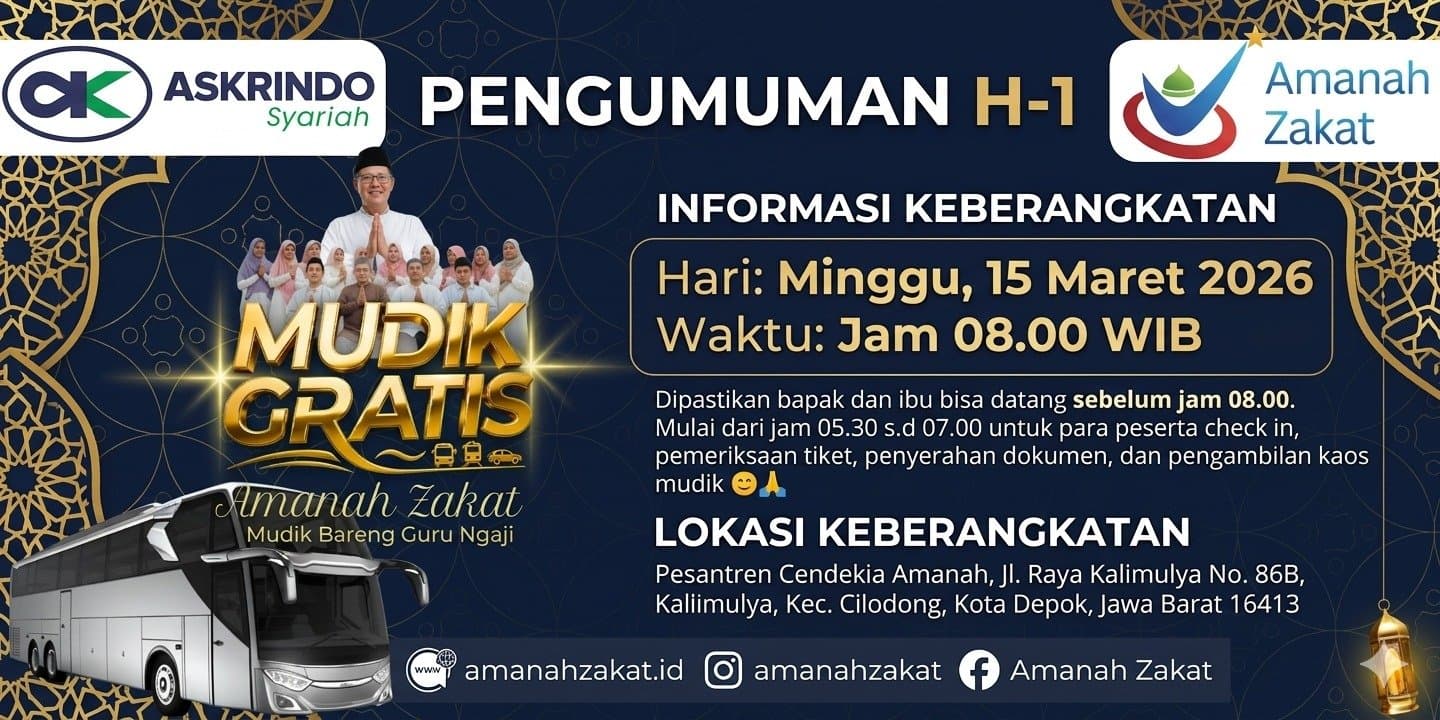 Mudik Gratis Amanah Zakat
