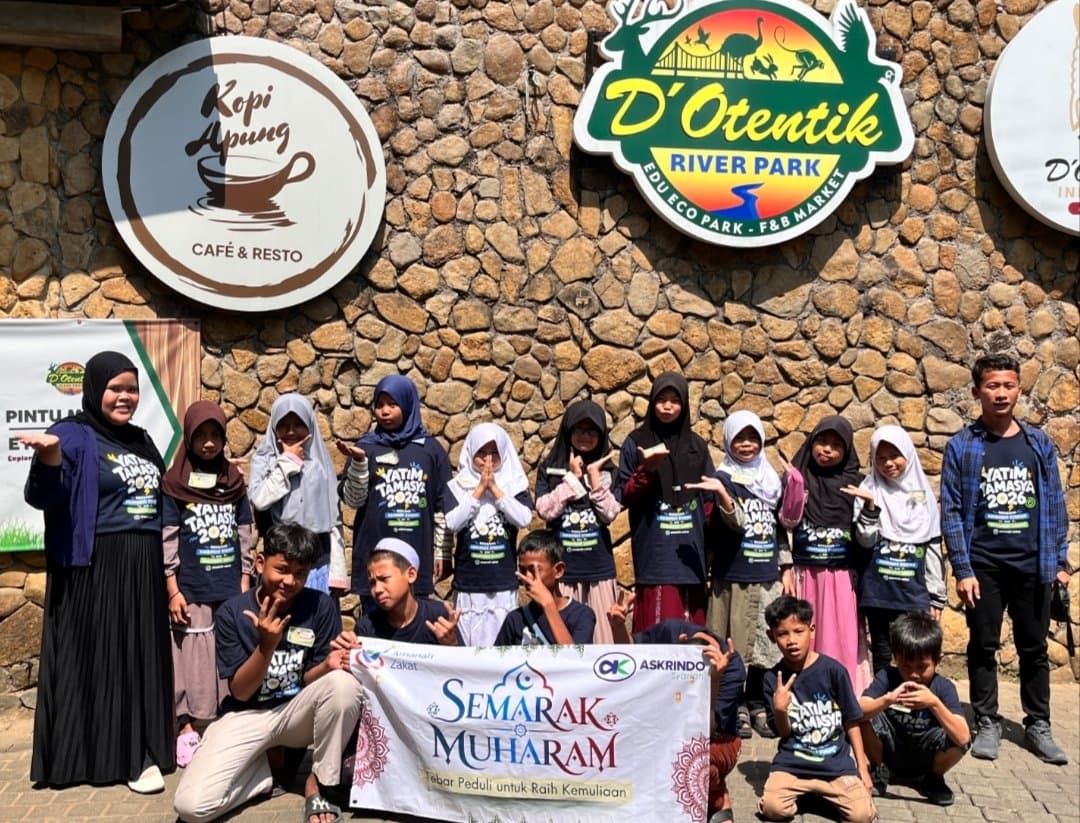 Amanah Zakat dan Askrindo Syariah Ajak 40 Anak Yatim Berwisata dalam Program Yatim Tamasya